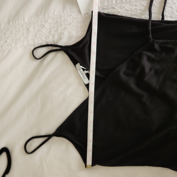 NWT Frame Black Morgan Knit Wrap Dress Small - Picture 5 of 8